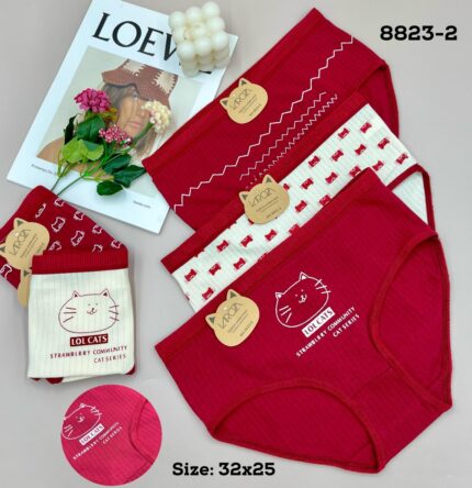 پک 4 عددی شورت نخی گربه دنیز