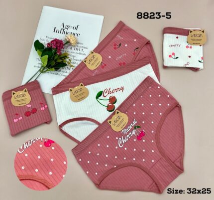 پک 4 عددی شورت نخی چری دنیز