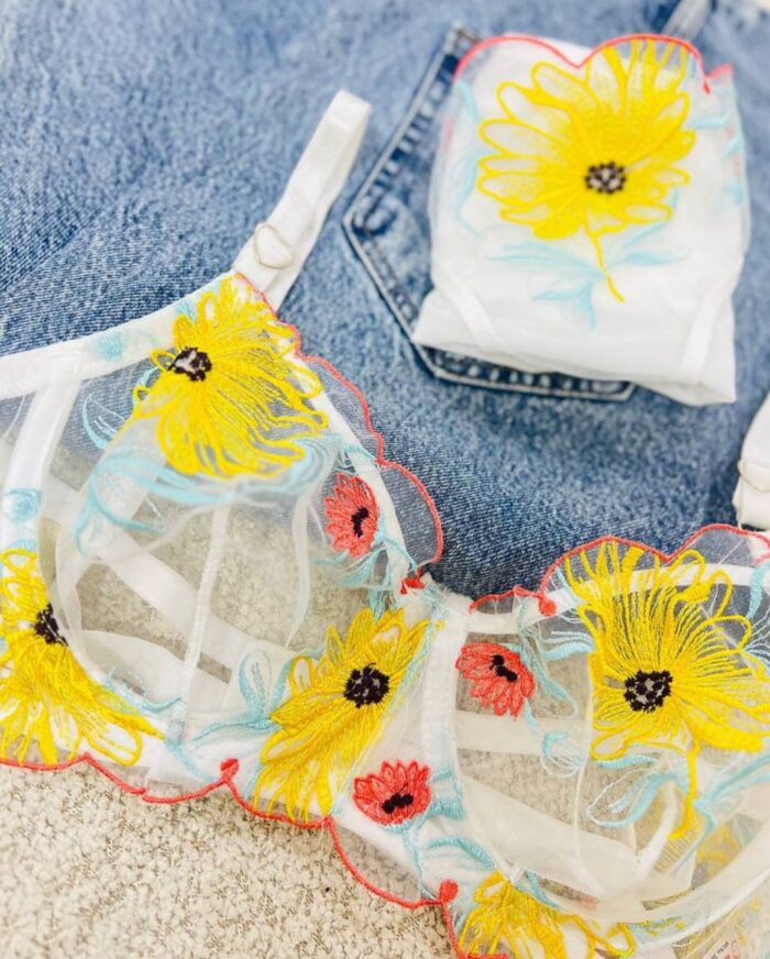 ست فنر دار اروپایی گل آفتابگردان