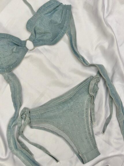 ست جین نگین دار گره ای