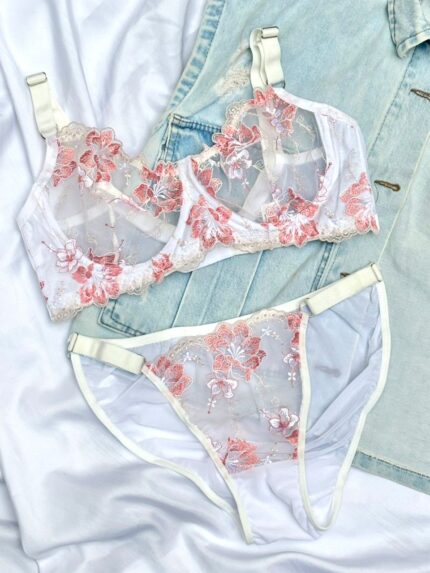 ست فنردار شیشه ای سفید