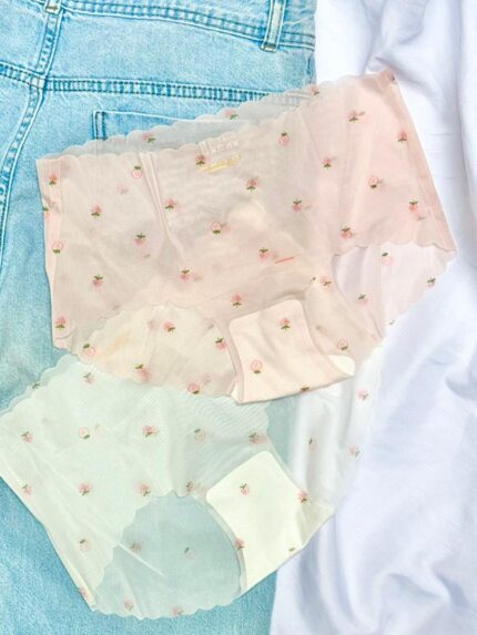 شورت لیزری شیشه ای توت فرنگی