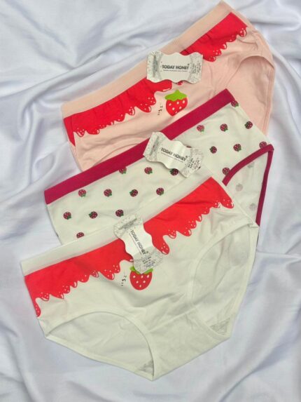 پک 3 عددی شورت توت فرنگی